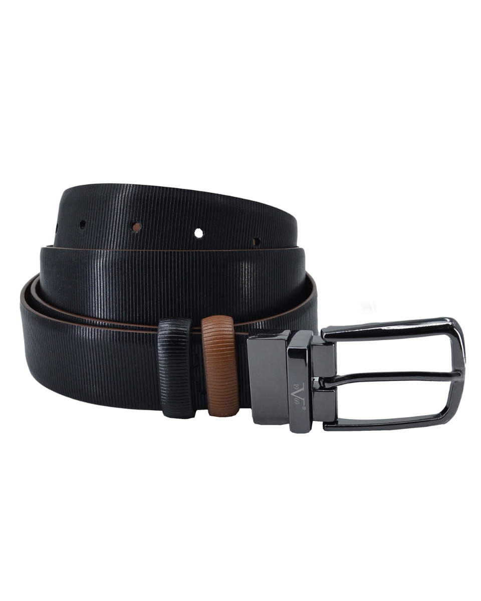 ΔΕΡΜΑΤΙΝΗ ΖΩΝΗ ΔΙΠΛΗΣ ΟΨΗΣ ΚΩΔΙΚΟΣ: 35-BELT-9652 (TAMBA-BLACK) - Image 5