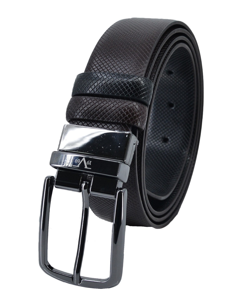 ΔΕΡΜΑΤΙΝΗ ΖΩΝΗ ΔΙΠΛΗΣ ΟΨΗΣ ΚΩΔΙΚΟΣ: 35-BELT-9653 (BROWN-BLACK)