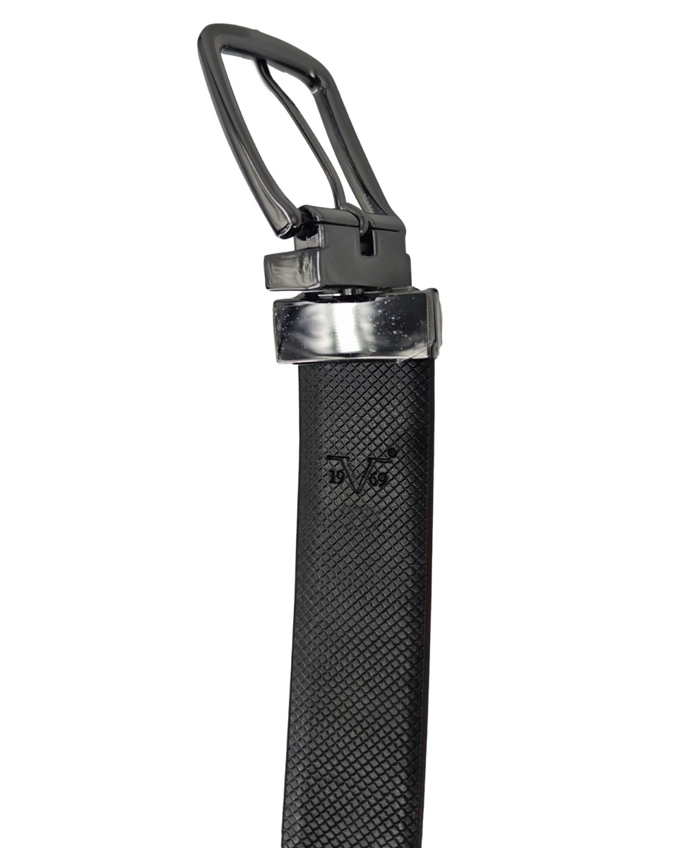ΔΕΡΜΑΤΙΝΗ ΖΩΝΗ ΔΙΠΛΗΣ ΟΨΗΣ ΚΩΔΙΚΟΣ: 35-BELT-9653 (BROWN-BLACK) - Image 10