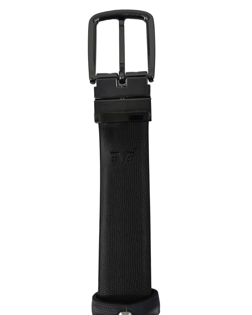 ΔΕΡΜΑΤΙΝΗ ΖΩΝΗ ΔΙΠΛΗΣ ΟΨΗΣ ΚΩΔΙΚΟΣ: 35-BELT-9654 (BLUE-BLACK) - Image 9