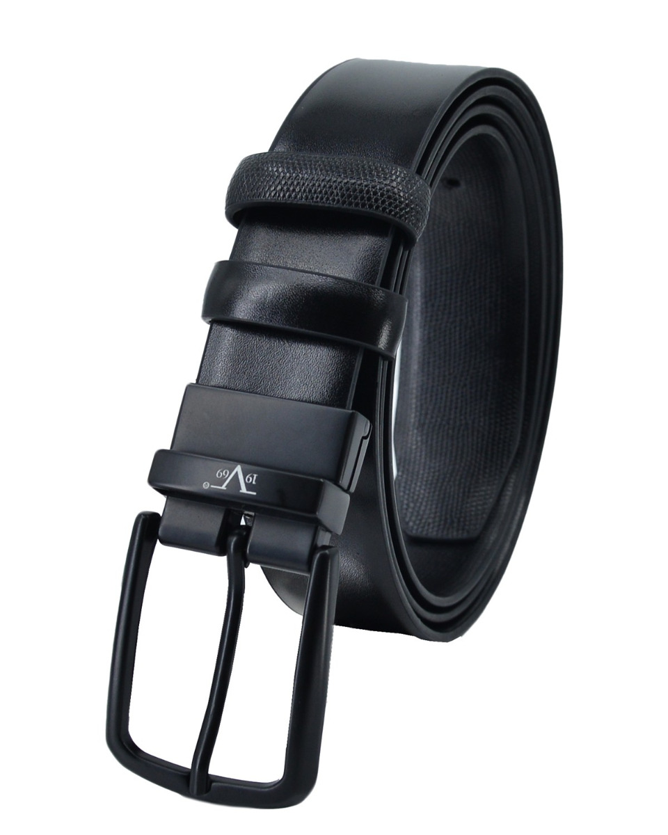 ΔΕΡΜΑΤΙΝΗ ΖΩΝΗ ΔΙΠΛΗΣ ΟΨΗΣ ΚΩΔΙΚΟΣ: 35-BELT-9656 (BLACK-BLACK)