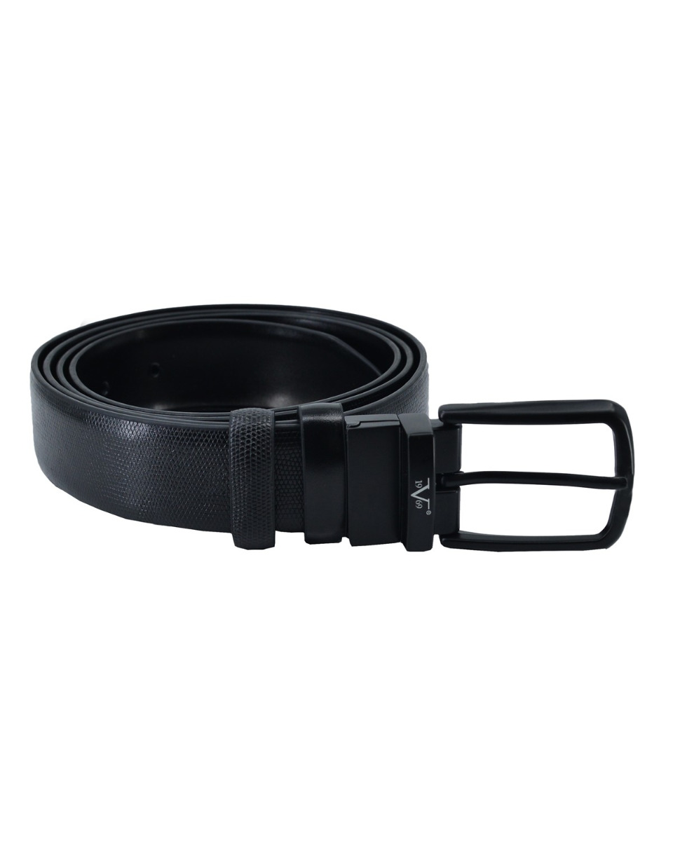 ΔΕΡΜΑΤΙΝΗ ΖΩΝΗ ΔΙΠΛΗΣ ΟΨΗΣ ΚΩΔΙΚΟΣ: 35-BELT-9656 (BLACK-BLACK) - Image 4