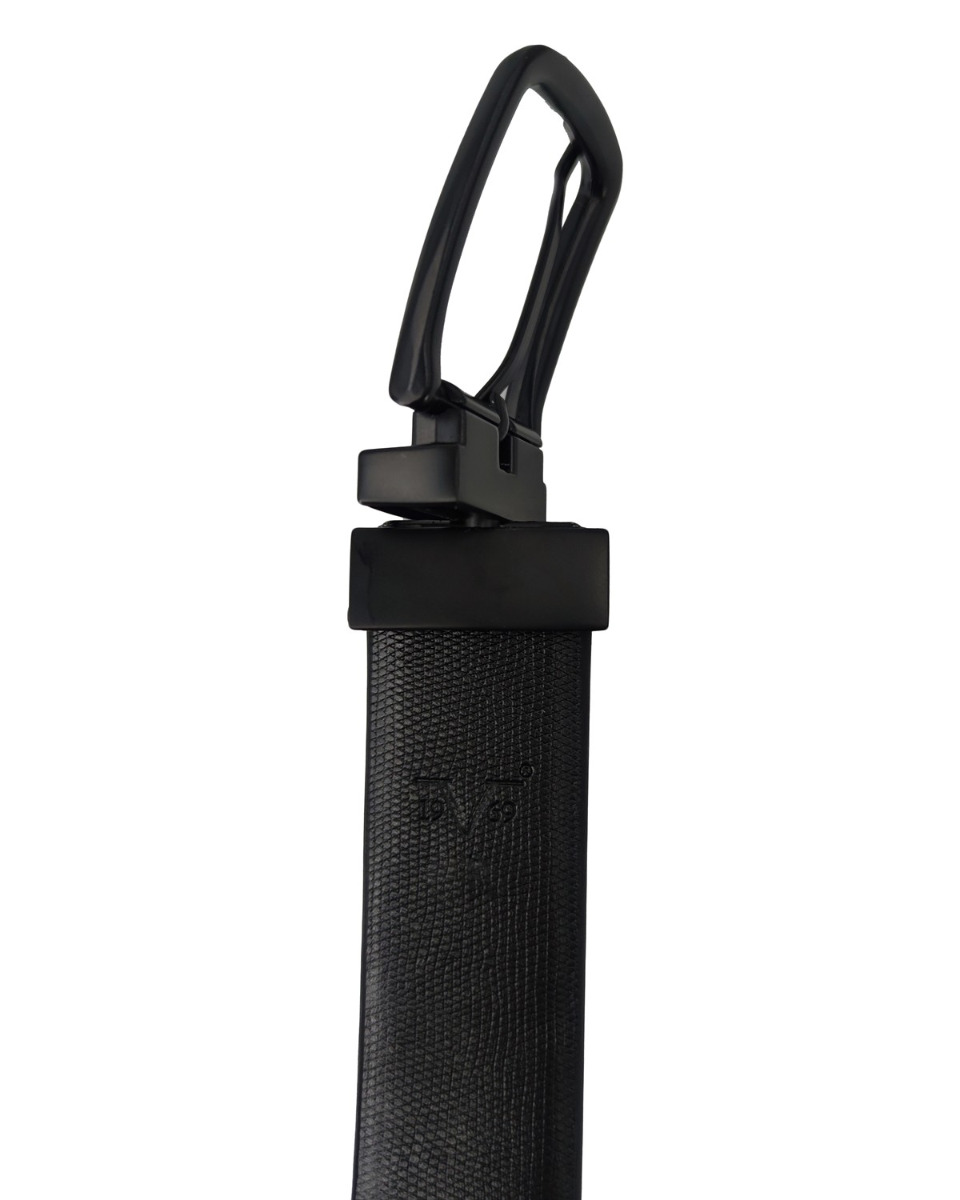 ΔΕΡΜΑΤΙΝΗ ΖΩΝΗ ΔΙΠΛΗΣ ΟΨΗΣ ΚΩΔΙΚΟΣ: 35-BELT-9656 (BLACK-BLACK) - Image 10