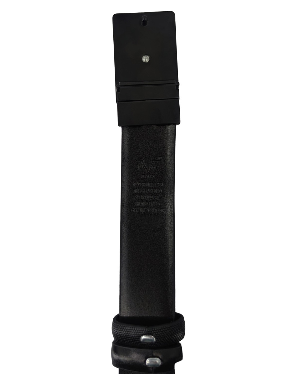 ΔΕΡΜΑΤΙΝΗ ΖΩΝΗ ΔΙΠΛΗΣ ΟΨΗΣ ΚΩΔΙΚΟΣ: 35-BELT-9658 (BLACK) - Image 9