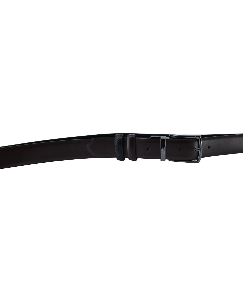 ΔΕΡΜΑΤΙΝΗ ΖΩΝΗ ΔΙΠΛΗΣ ΟΨΗΣ ΚΩΔΙΚΟΣ: 35-BELT-9661 (BLACK-BROWN) - Image 8