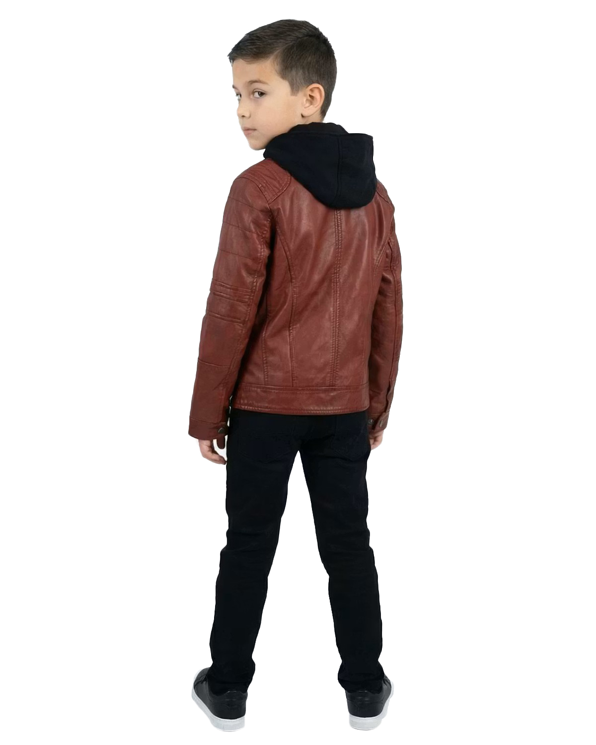 ΔΕΡΜΑΤΙΝΟ ΠΑΙΔΙΚΟ ΜΠΟΥΦΑΝ ΚΩΔΙΚΟΣ: 37-C-WILLIAM-KIDS (OX-BLOOD) - Image 4