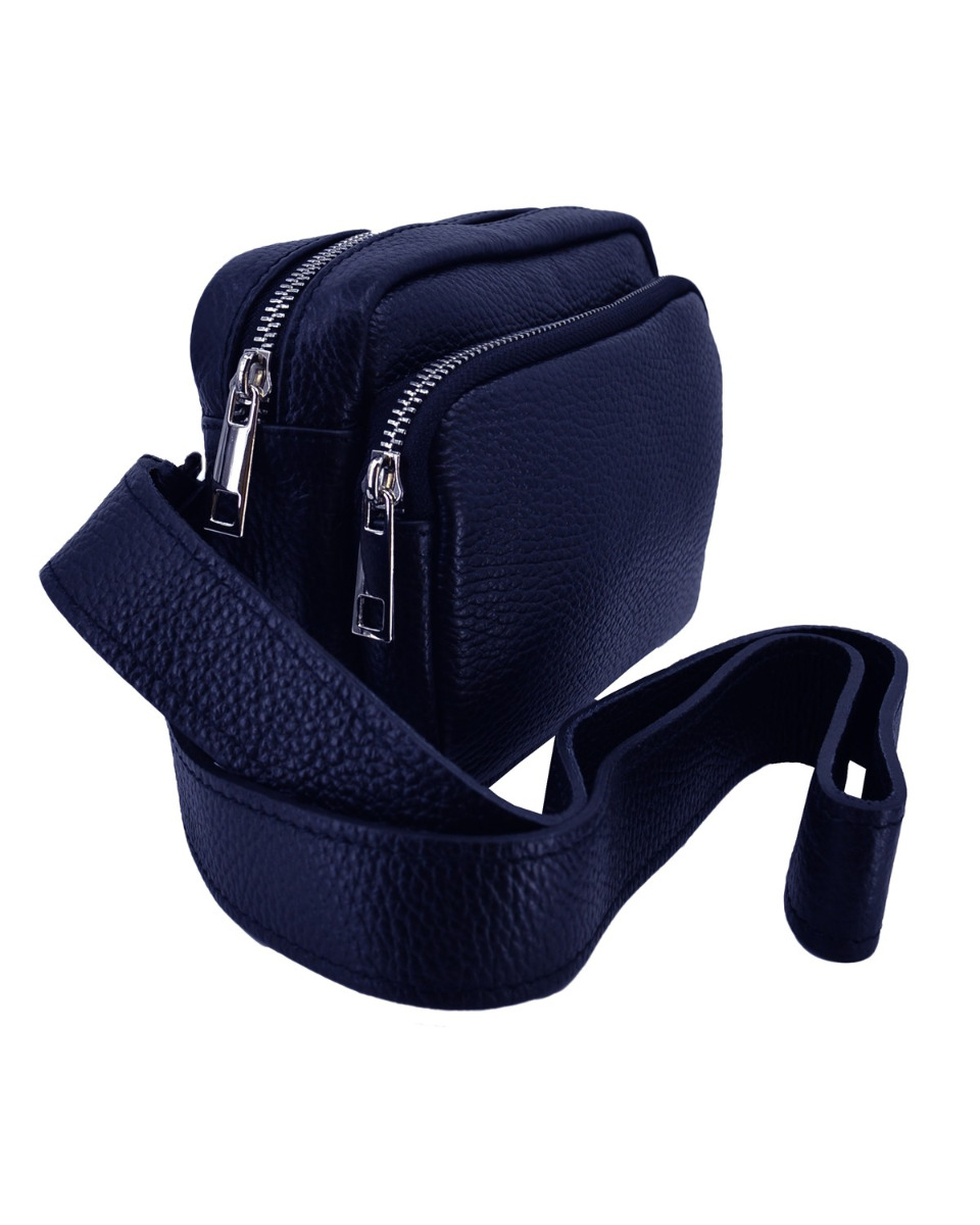 ΔΕΡΜΑΤΙΝΗ ΓΥΝΑΙΚΕΙΑ ΤΣΑΝΤΑ ΚΩΔΙΚΟΣ: 33-BAG-2402-66A (D.BLUE) - Image 3