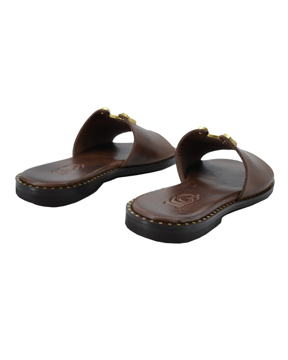ΔΕΡΜΑΤΙΝΕΣ ΓΥΝΑΙΚΕΙΕΣ ΠΑΝΤΟΦΛΕΣ: 56-W-15/25 (BROWN) - Image 3