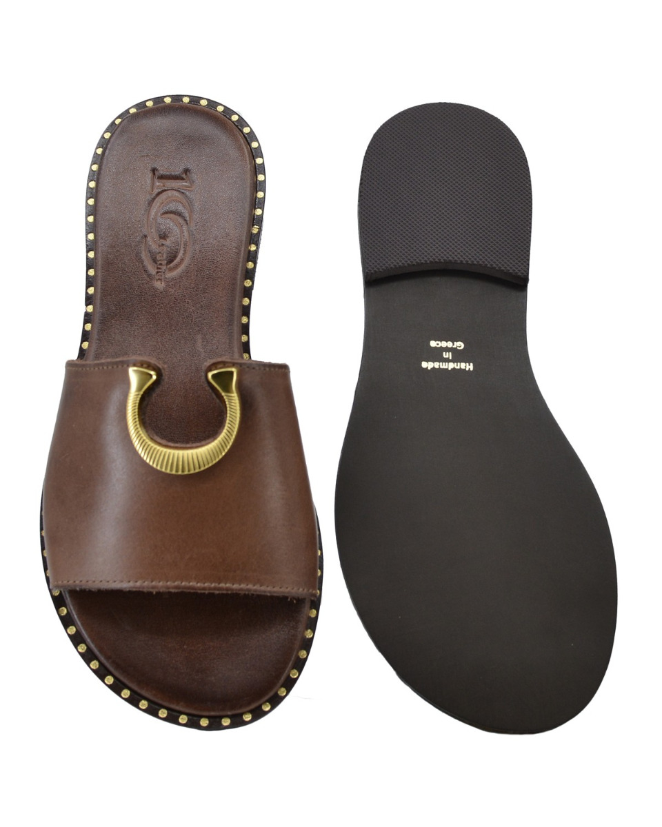 ΔΕΡΜΑΤΙΝΕΣ ΓΥΝΑΙΚΕΙΕΣ ΠΑΝΤΟΦΛΕΣ: 56-W-15/25 (BROWN) - Image 6