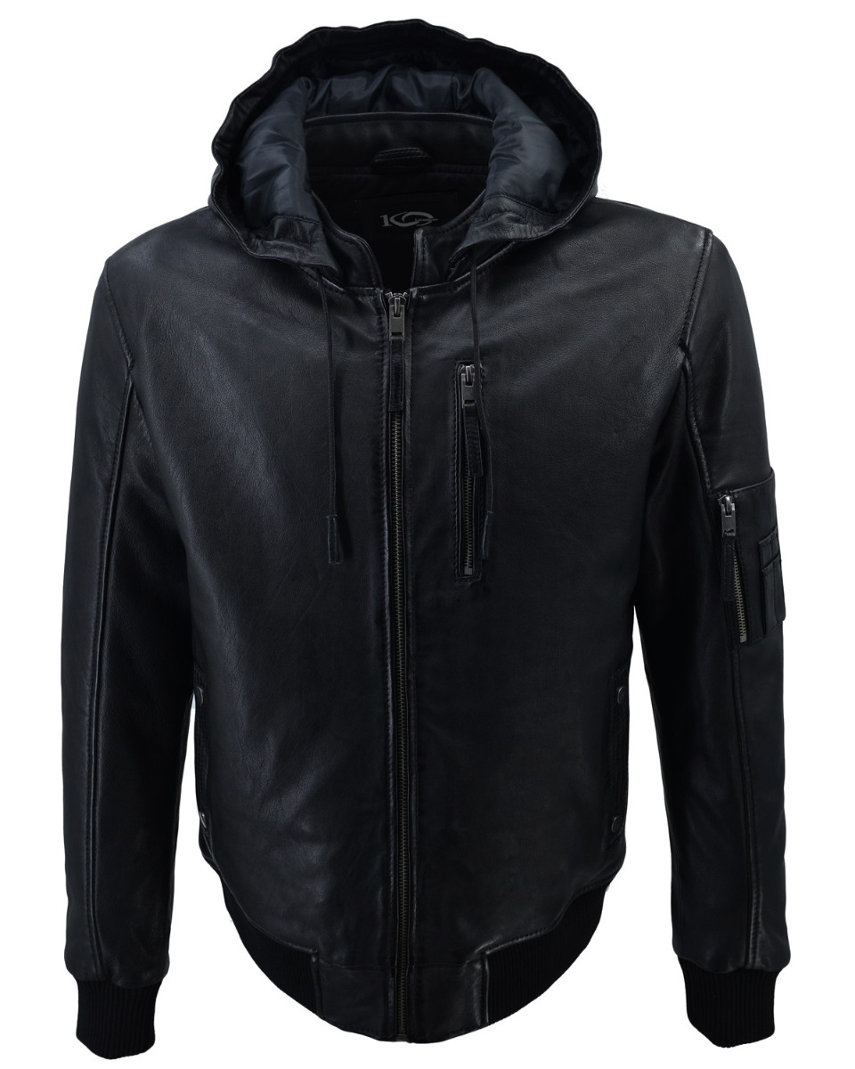 ΔΕΡΜΑΤΙΝΟ ΑΝΔΡΙΚΟ ΜΠΟΥΦΑΝ ΚΩΔΙΚΟΣ: 61-M-GMP-08 (BLACK)