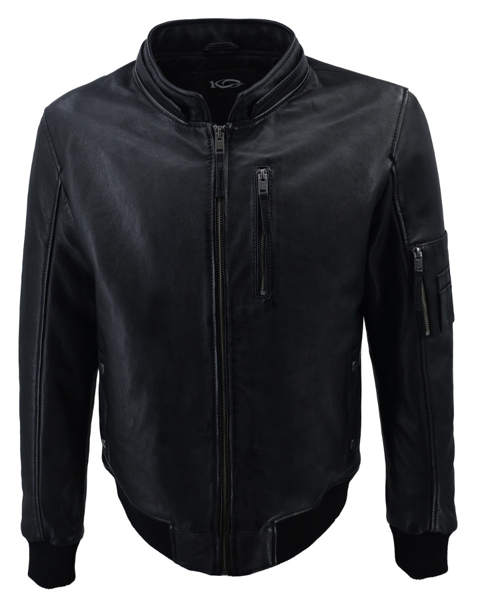 ΔΕΡΜΑΤΙΝΟ ΑΝΔΡΙΚΟ ΜΠΟΥΦΑΝ ΚΩΔΙΚΟΣ: 61-M-GMP-08 (BLACK) - Image 3