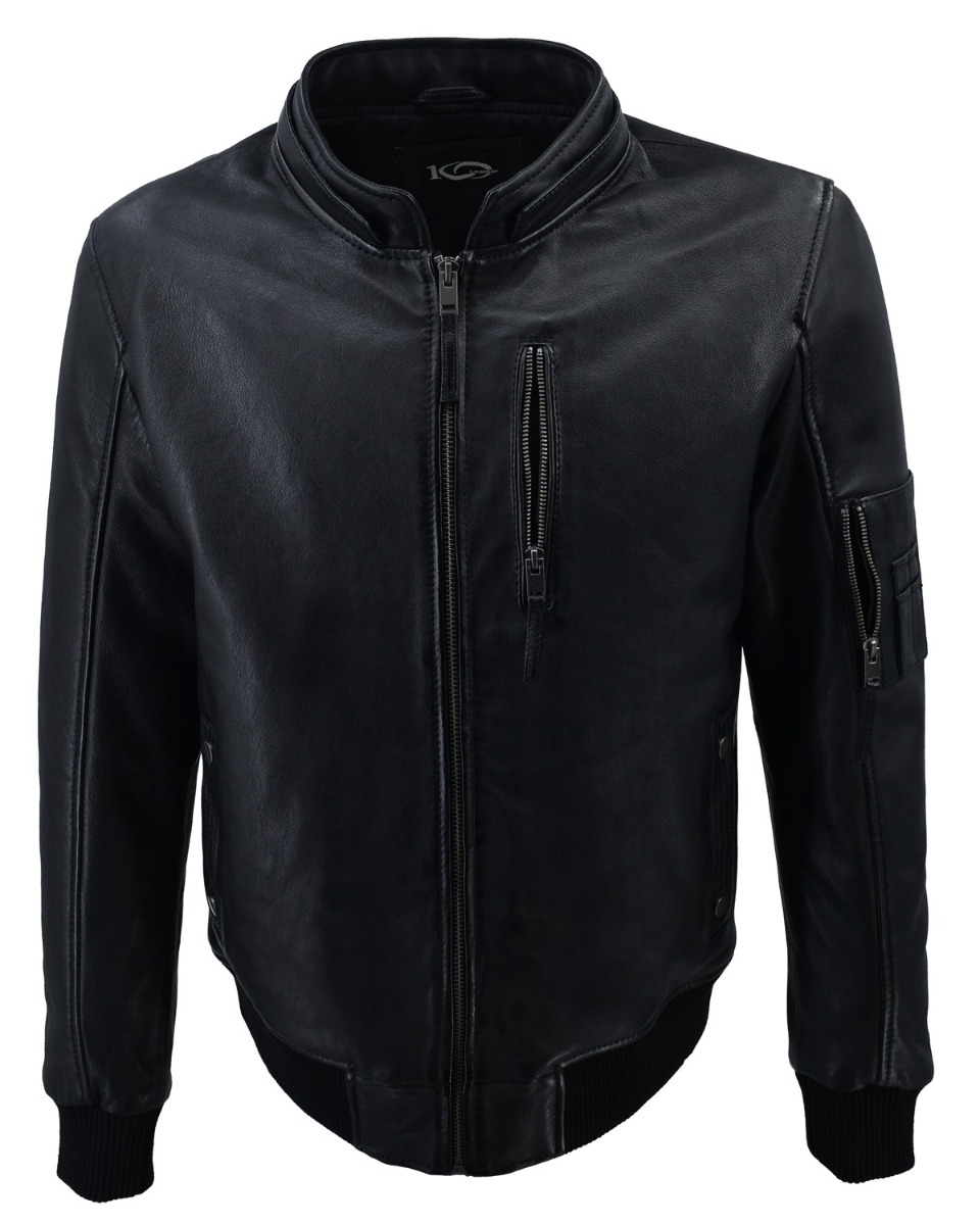 ΔΕΡΜΑΤΙΝΟ ΑΝΔΡΙΚΟ ΜΠΟΥΦΑΝ ΚΩΔΙΚΟΣ: 61-M-GMP-08 (BLACK) - Image 4