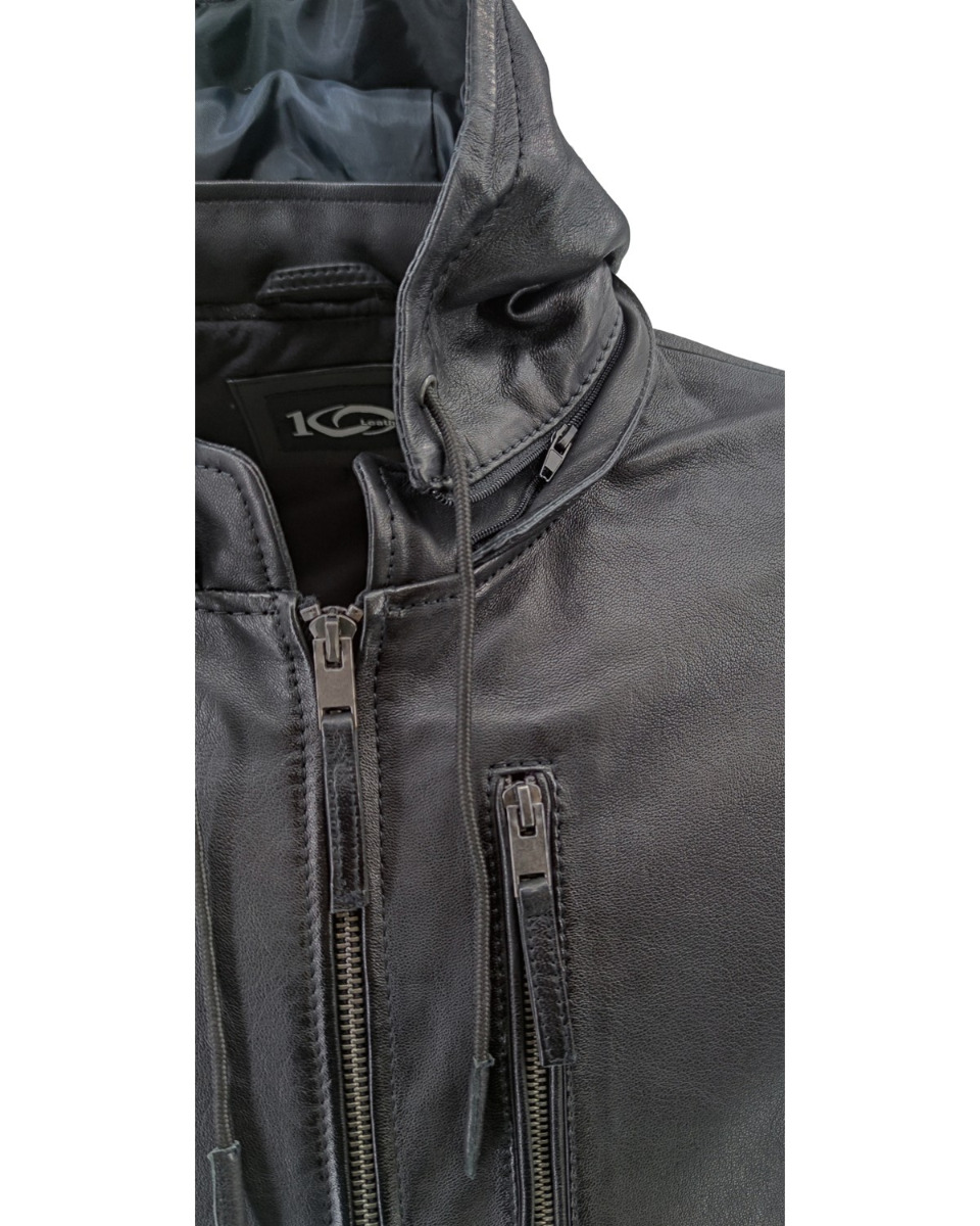 ΔΕΡΜΑΤΙΝΟ ΑΝΔΡΙΚΟ ΜΠΟΥΦΑΝ ΚΩΔΙΚΟΣ: 61-M-GMP-08 (BLACK) - Image 8