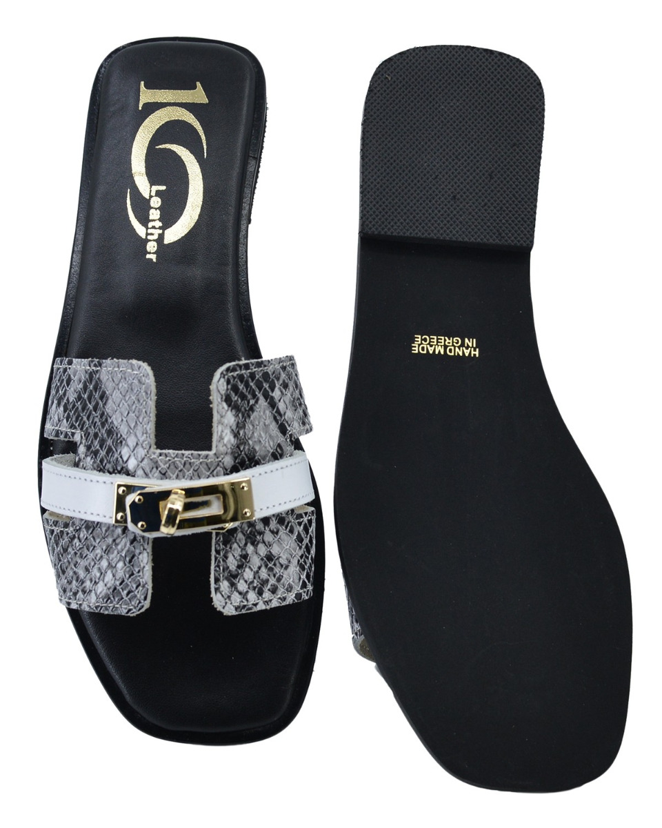 ΔΕΡΜΑΤΙΝΕΣ ΓΥΝΑΙΚΕΙΕΣ ΠΑΝΤΟΦΛΕΣ: 69-W-DIANA (SNAKE-WHITE) - Image 6