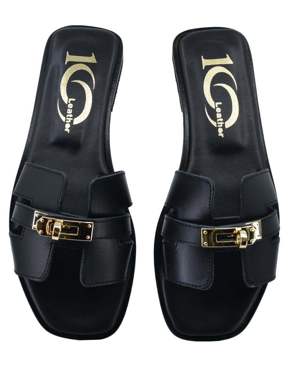 ΔΕΡΜΑΤΙΝΕΣ ΓΥΝΑΙΚΕΙΕΣ ΠΑΝΤΟΦΛΕΣ: 69-W-DIANA (BLACK) - Image 5