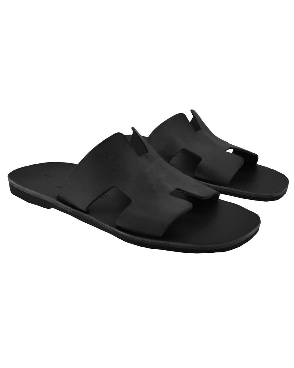 ΔΕΡΜΑΤΙΝΕΣ ΑΝΔΡΙΚΕΣ ΠΑΝΤΟΦΛΕΣ: 69-M-19/1G (BLACK)