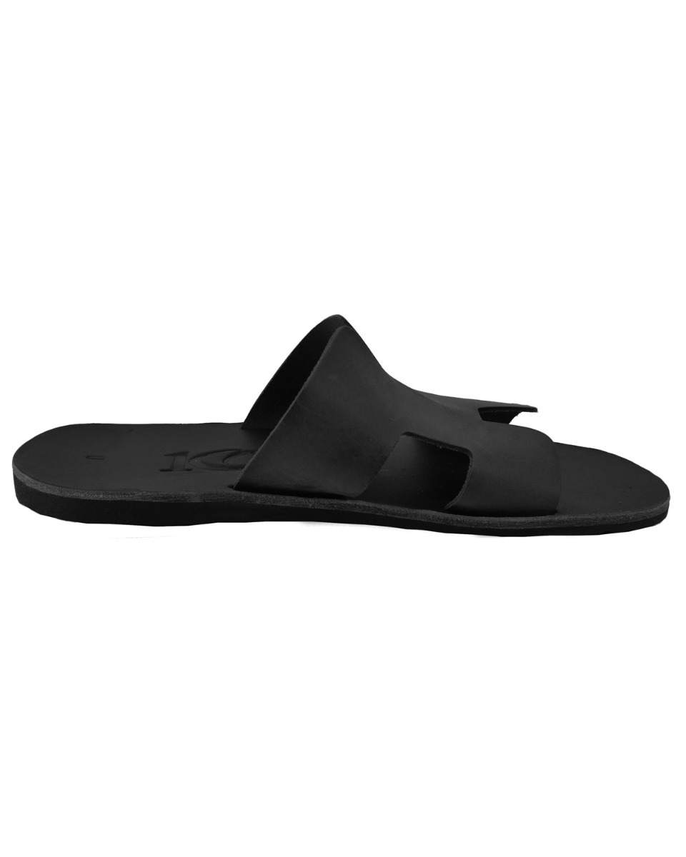 ΔΕΡΜΑΤΙΝΕΣ ΑΝΔΡΙΚΕΣ ΠΑΝΤΟΦΛΕΣ: 69-M-19/1G (BLACK) - Image 4
