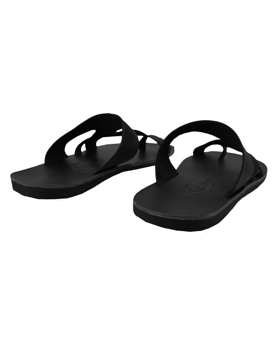 ΔΕΡΜΑΤΙΝΕΣ ΑΝΔΡΙΚΕΣ ΠΑΝΤΟΦΛΕΣ: 69-M-19/4G (BLACK) - Image 3