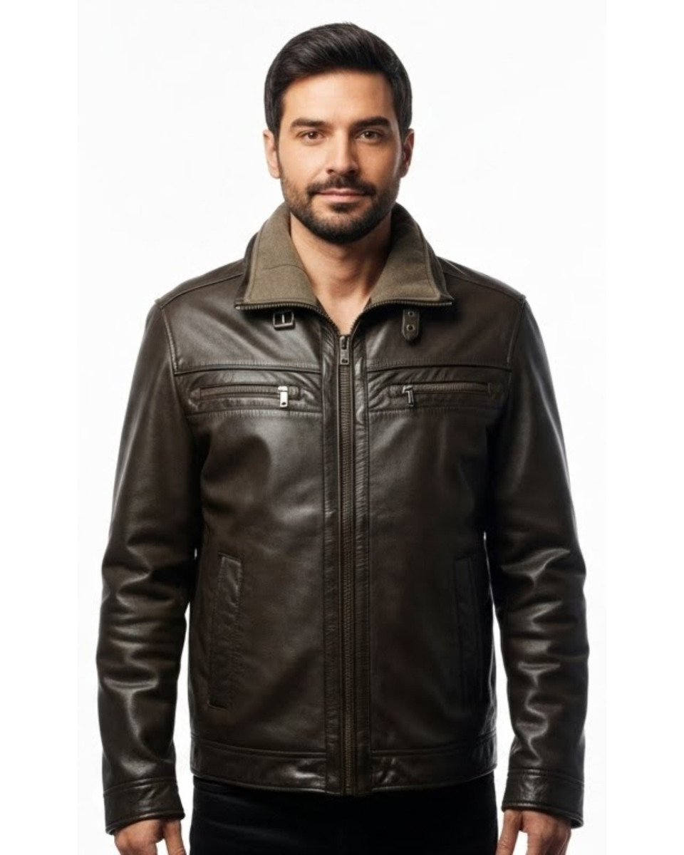 ΔΕΡΜΑΤΙΝΟ ΑΝΔΡΙΚΟ ΜΠΟΥΦΑΝ ΚΩΔΙΚΟΣ: 08-M-BRAD-NEW (BROWN)