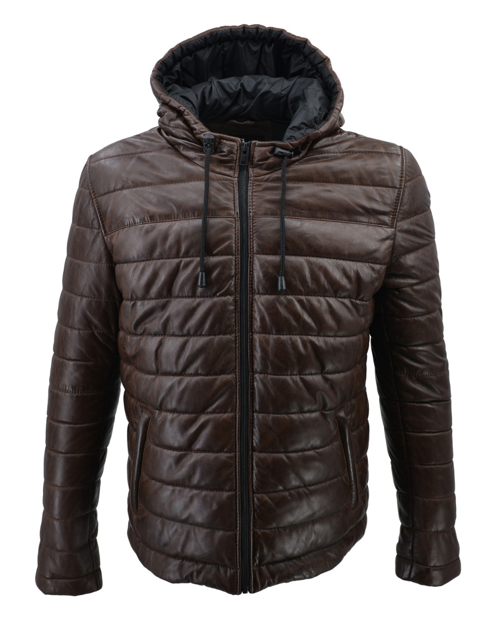 ΔΕΡΜΑΤΙΝΟ ΑΝΔΡΙΚΟ ΜΠΟΥΦΑΝ ΚΩΔΙΚΟΣ: 08-M-GP-2402 (BROWN) - Image 5
