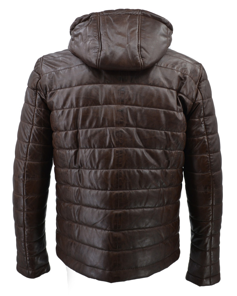 ΔΕΡΜΑΤΙΝΟ ΑΝΔΡΙΚΟ ΜΠΟΥΦΑΝ ΚΩΔΙΚΟΣ: 08-M-GP-2402 (BROWN) - Image 8