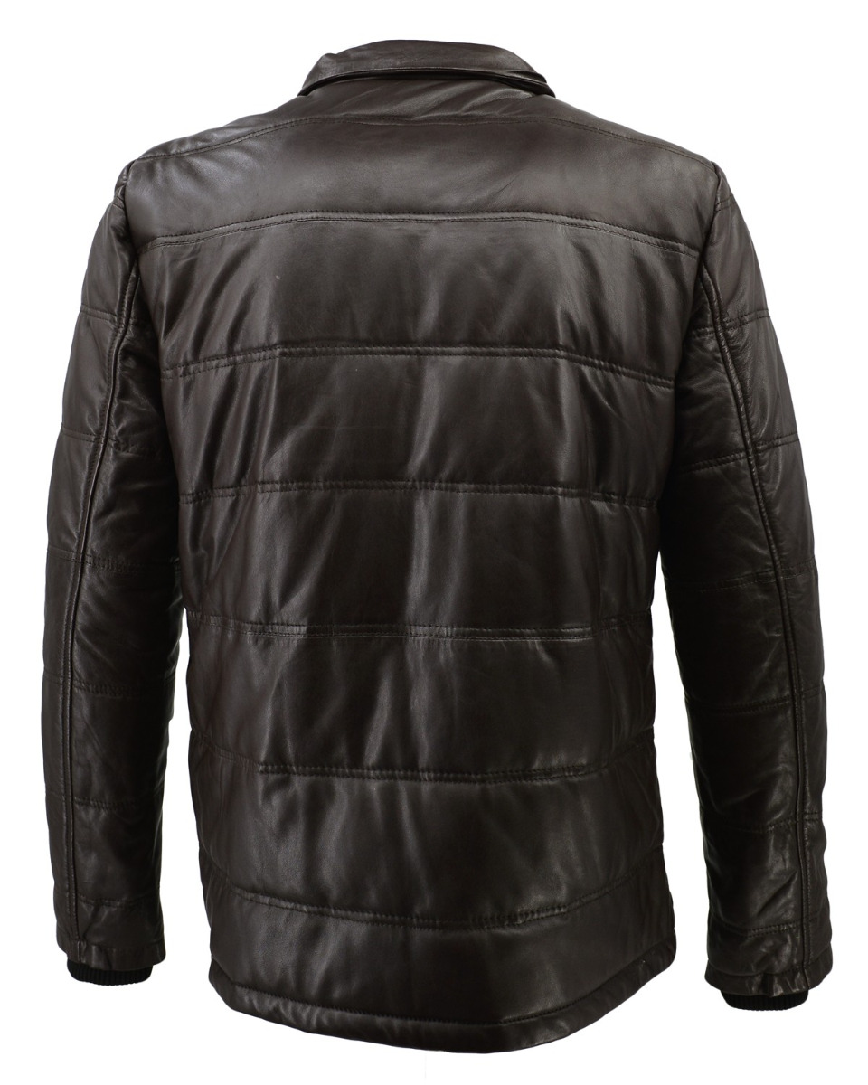ΔΕΡΜΑΤΙΝΟ ΑΝΔΡΙΚΟ ΜΠΟΥΦΑΝ ΚΩΔΙΚΟΣ: 08-M-NUVANIK (BROWN-GREY) - Image 12