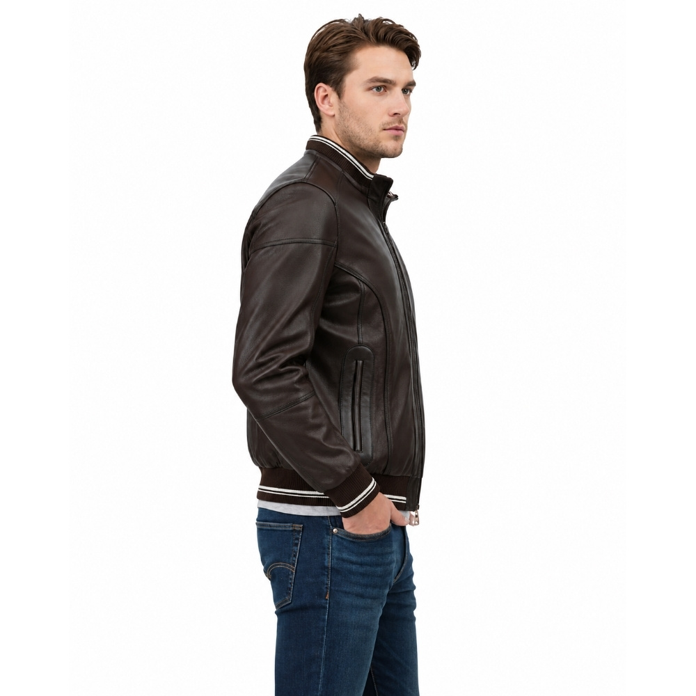 ΔΕΡΜΑΤΙΝΟ ΑΝΔΡΙΚΟ ΜΠΟΥΦΑΝ ΚΩΔΙΚΟΣ: 07-M-E-0954 (BROWN-ANTIQUE) - Image 3