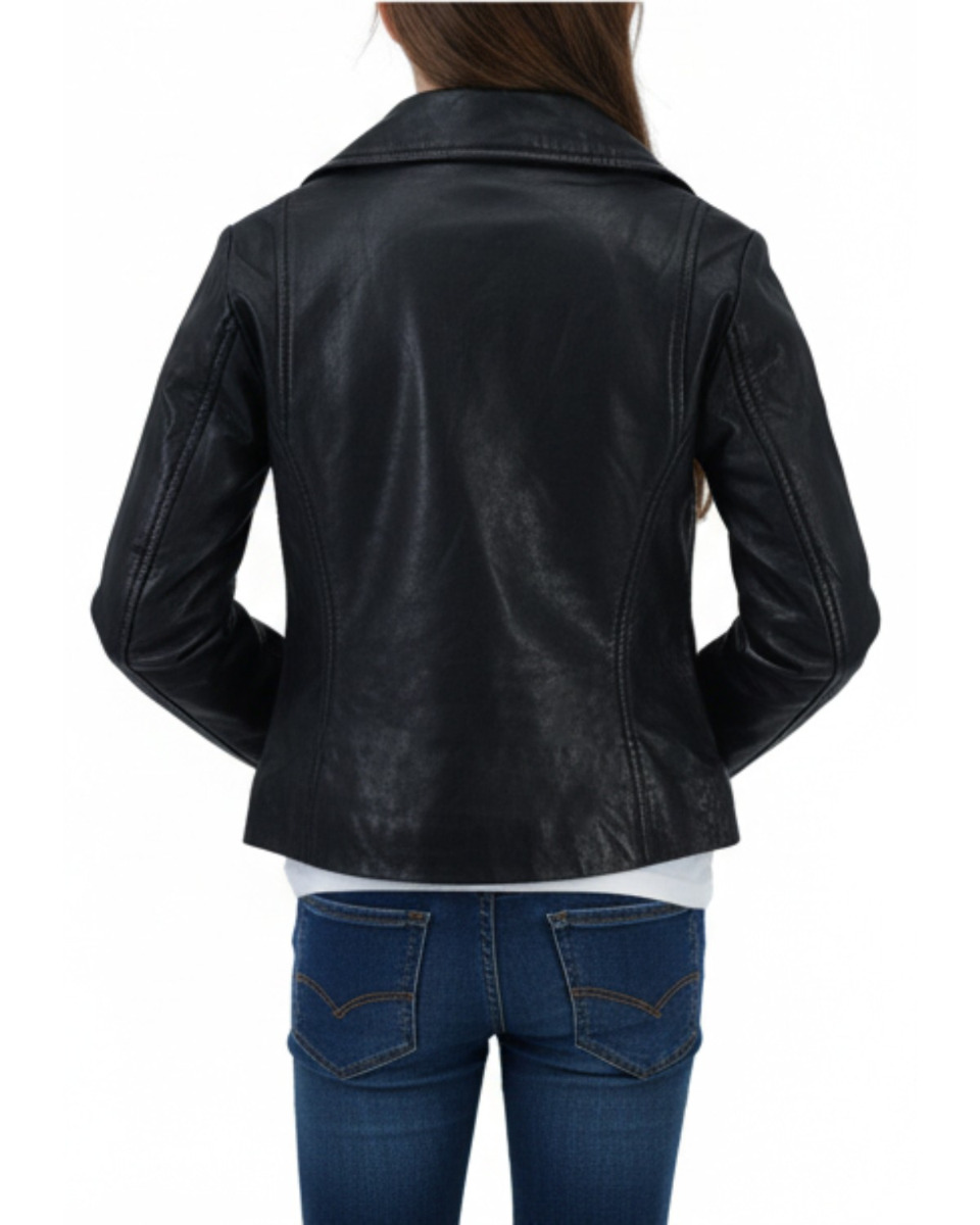 ΔΕΡΜΑΤΙΝΟ ΠΑΙΔΙΚΟ ΜΠΟΥΦΑΝ ΚΩΔΙΚΟΣ: 37-C-LADY-BIKER-KIDS (BLACK) - Image 4