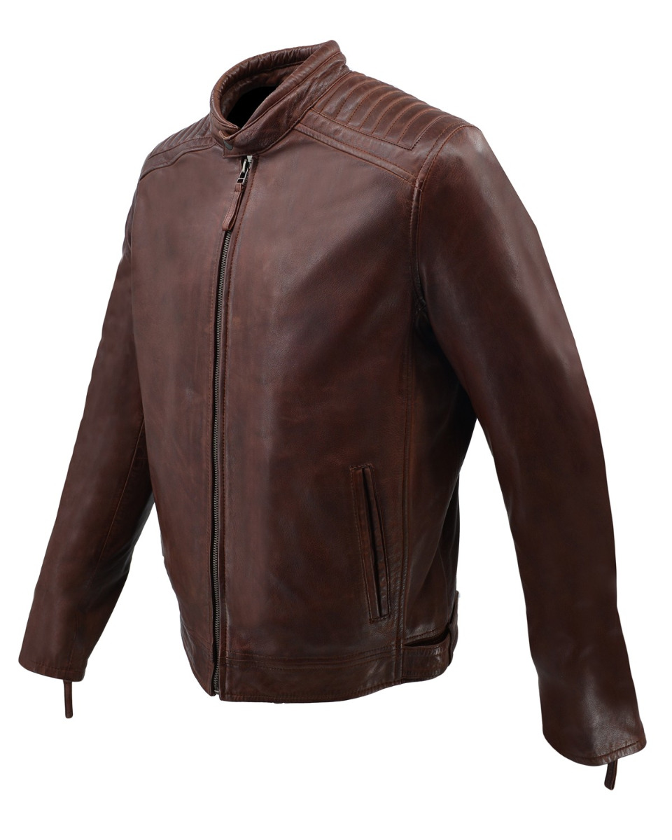 ΔΕΡΜΑΤΙΝΟ ΑΝΔΡΙΚΟ ΜΠΟΥΦΑΝ ΚΩΔΙΚΟΣ: 37-M-2711-C (SADDLE-BROWN) - Image 3
