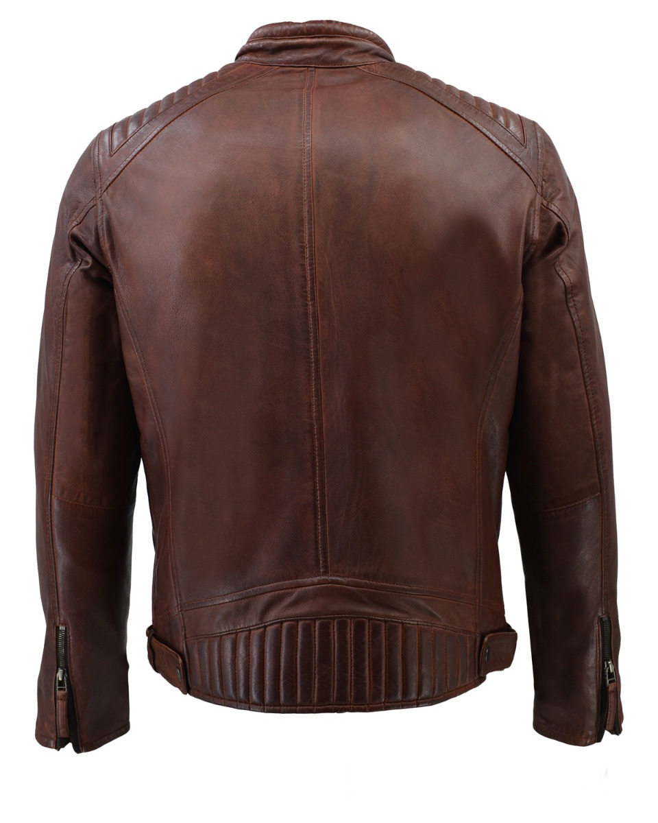 ΔΕΡΜΑΤΙΝΟ ΑΝΔΡΙΚΟ ΜΠΟΥΦΑΝ ΚΩΔΙΚΟΣ: 37-M-2711-C (SADDLE-BROWN) - Image 5