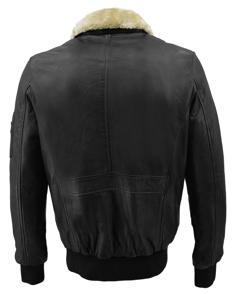 ΔΕΡΜΑΤΙΝΟ ΑΝΔΡΙΚΟ ΜΠΟΥΦΑΝ ΚΩΔΙΚΟΣ: 37-M-A2-PILOT (BLACK) - Image 11