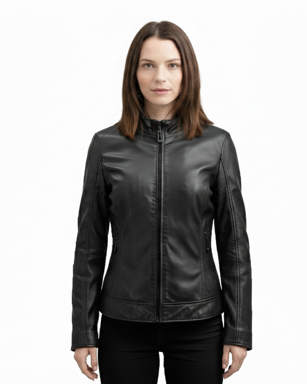 ΔΕΡΜΑΤΙΝΟ ΓΥΝΑΙΚΕΙΟ ΜΠΟΥΦΑΝ ΚΩΔΙΚΟΣ: 08-W-KATE-EX (BLACK) - Image 4