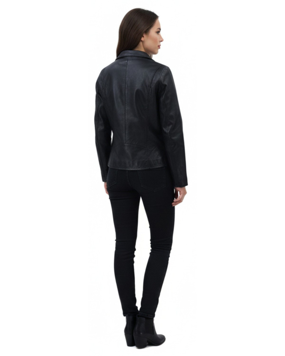 ΔΕΡΜΑΤΙΝΟ ΓΥΝΑΙΚΕΙΟ ΜΠΟΥΦΑΝ ΚΩΔΙΚΟΣ: 08-W-PERFECTO (BLACK) - Image 3