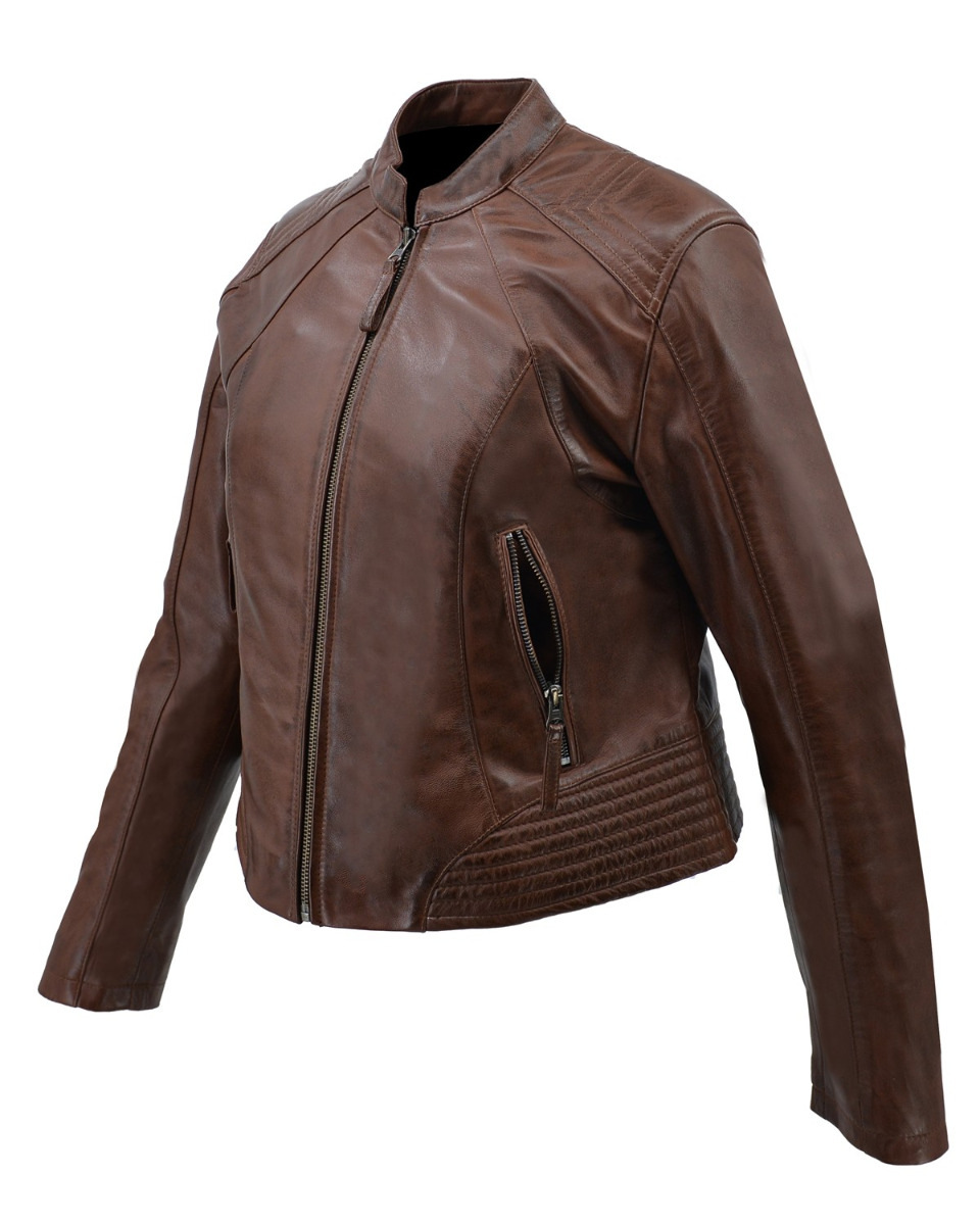 ΔΕΡΜΑΤΙΝΟ ΓΥΝΑΙΚΕΙΟ ΜΠΟΥΦΑΝ ΚΩΔΙΚΟΣ: 49-W-F-3 (COGNAC) - Image 7