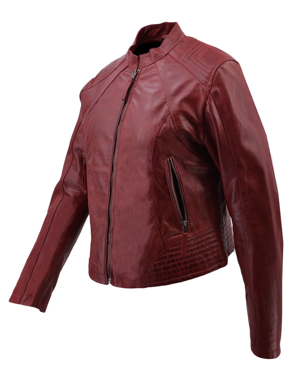 ΔΕΡΜΑΤΙΝΟ ΓΥΝΑΙΚΕΙΟ ΜΠΟΥΦΑΝ ΚΩΔΙΚΟΣ: 49-W-F-3 (RED) - Image 7