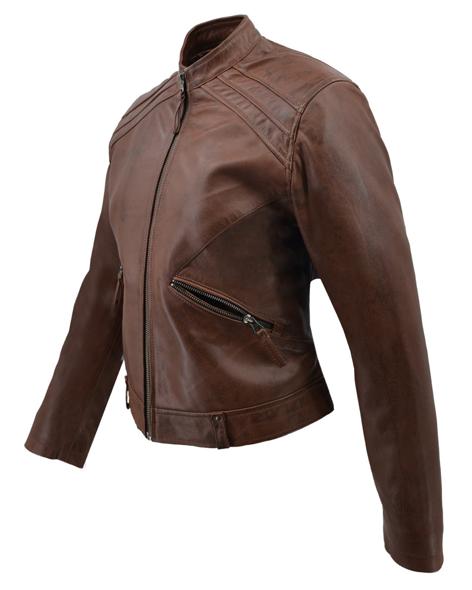 ΔΕΡΜΑΤΙΝΟ ΓΥΝΑΙΚΕΙΟ ΜΠΟΥΦΑΝ ΚΩΔΙΚΟΣ: 49-W-F-5 (COGNAC) - Image 6