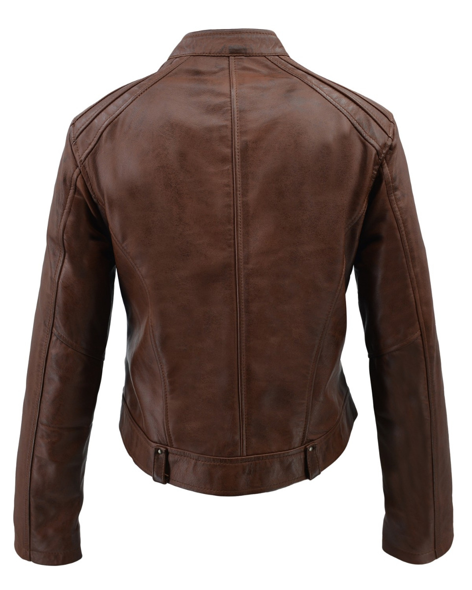 ΔΕΡΜΑΤΙΝΟ ΓΥΝΑΙΚΕΙΟ ΜΠΟΥΦΑΝ ΚΩΔΙΚΟΣ: 49-W-F-5 (COGNAC) - Image 7
