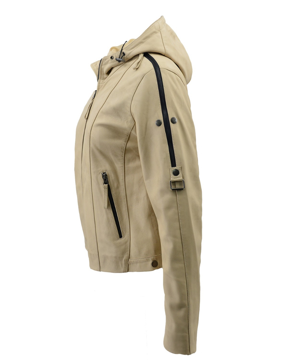 ΔΕΡΜΑΤΙΝΟ ΓΥΝΑΙΚΕΙΟ ΜΠΟΥΦΑΝ ΚΩΔΙΚΟΣ: 49-W-F-6 (BEIGE) - Image 8