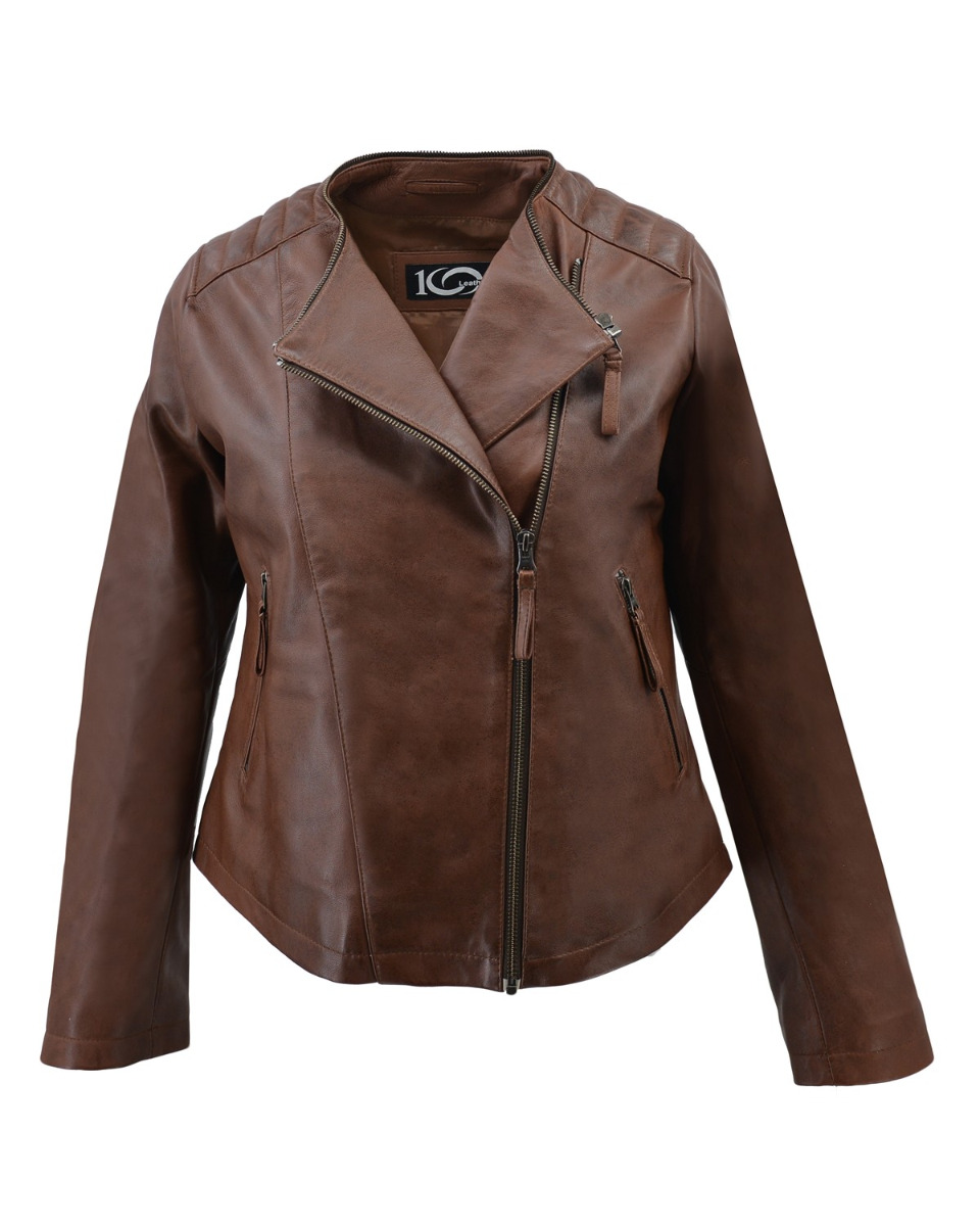 ΔΕΡΜΑΤΙΝΟ ΓΥΝΑΙΚΕΙΟ ΜΠΟΥΦΑΝ ΚΩΔΙΚΟΣ: 49-W-JESSIE-F (COGNAC) - Image 7