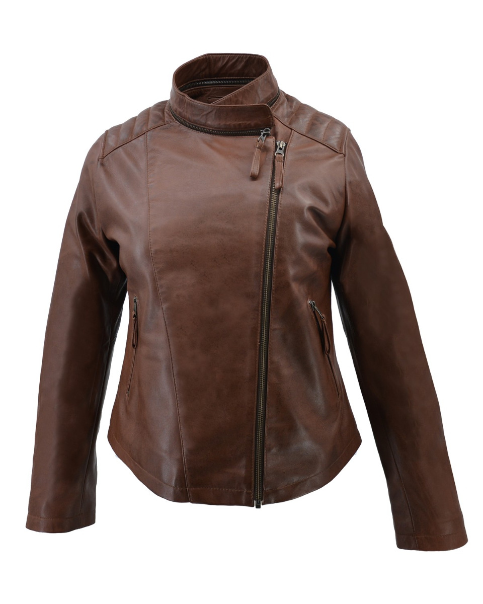 ΔΕΡΜΑΤΙΝΟ ΓΥΝΑΙΚΕΙΟ ΜΠΟΥΦΑΝ ΚΩΔΙΚΟΣ: 49-W-JESSIE-F (COGNAC) - Image 5