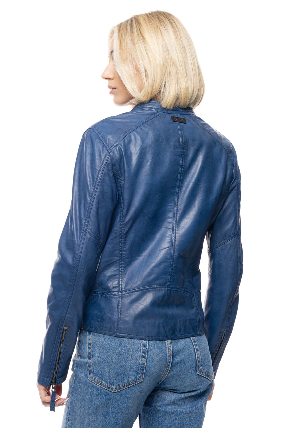 ΔΕΡΜΑΤΙΝΟ ΓΥΝΑΙΚΕΙΟ ΜΠΟΥΦΑΝ ΚΩΔΙΚΟΣ: 49-W-DORIANA (DENIM) - Image 5