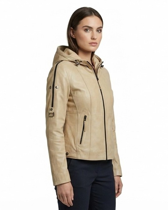 ΔΕΡΜΑΤΙΝΟ ΓΥΝΑΙΚΕΙΟ ΜΠΟΥΦΑΝ ΚΩΔΙΚΟΣ: 49-W-F-6 (BEIGE) - Image 3
