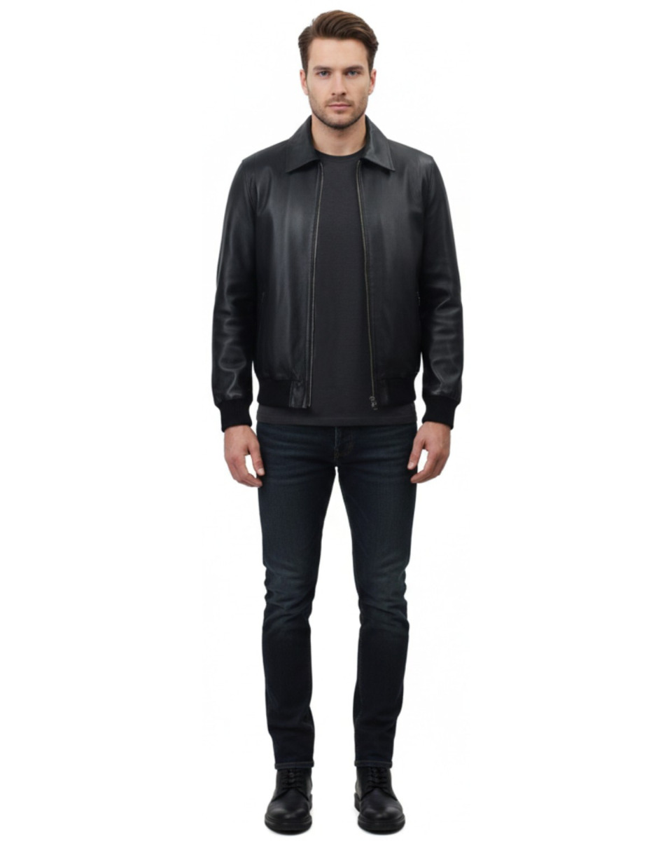ΔΕΡΜΑΤΙΝΟ ΑΝΔΡΙΚΟ ΜΠΟΥΦΑΝ ΚΩΔΙΚΟΣ: 05-M-25M1 (BLACK)