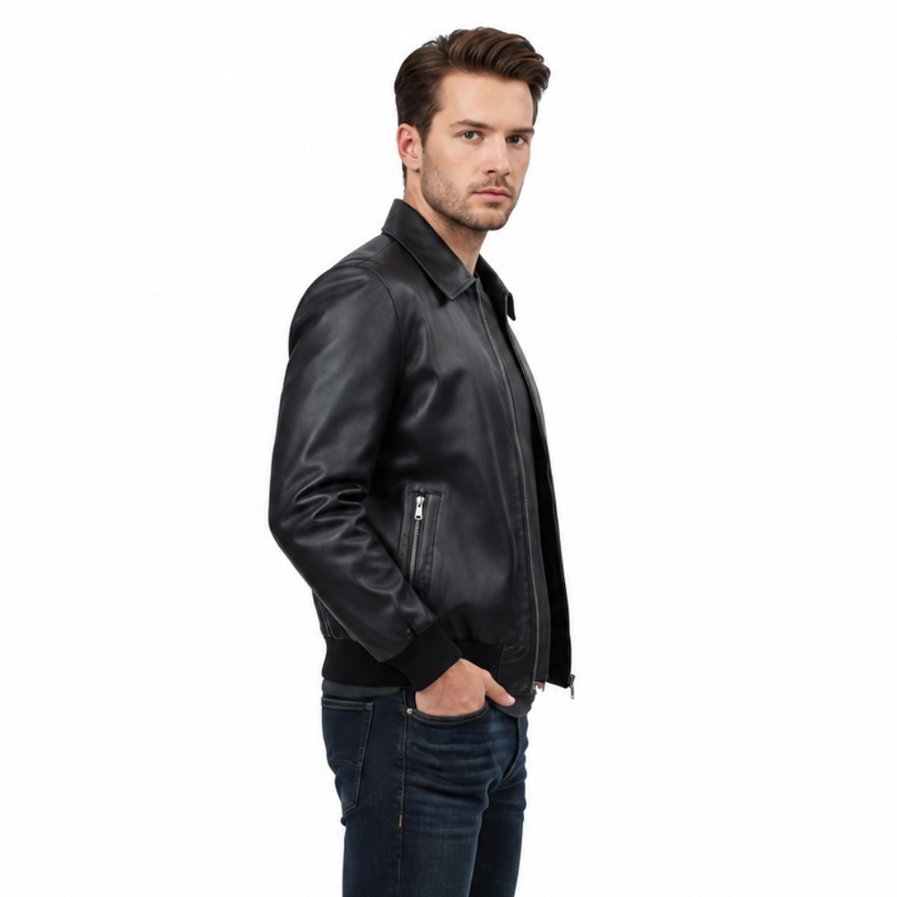 ΔΕΡΜΑΤΙΝΟ ΑΝΔΡΙΚΟ ΜΠΟΥΦΑΝ ΚΩΔΙΚΟΣ: 05-M-25M1 (BLACK) - Image 3