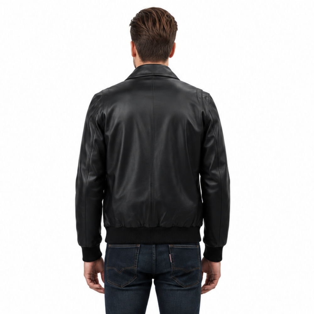 ΔΕΡΜΑΤΙΝΟ ΑΝΔΡΙΚΟ ΜΠΟΥΦΑΝ ΚΩΔΙΚΟΣ: 05-M-25M1 (BLACK) - Image 2